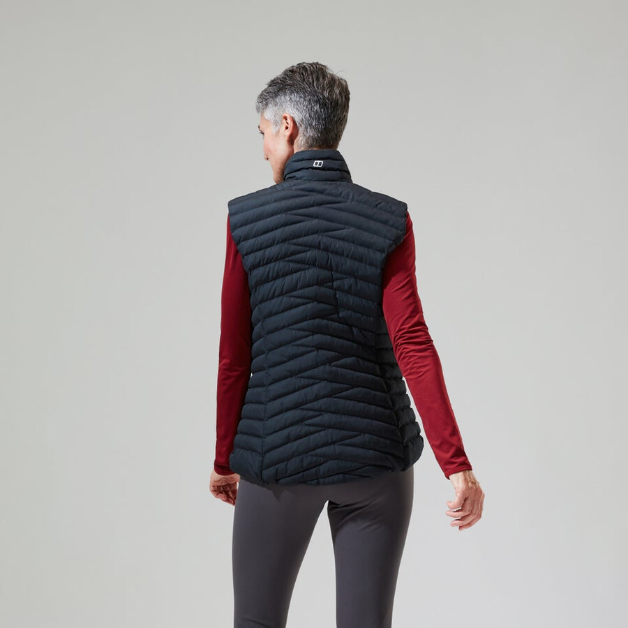 womens nula vest - black berghaus