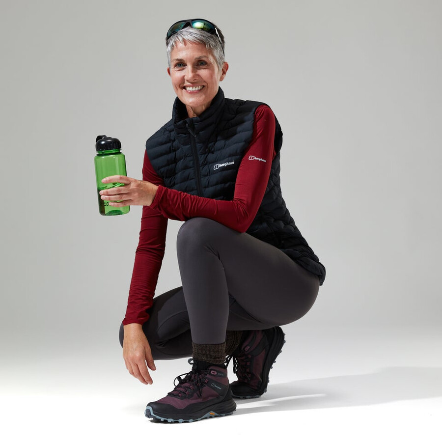 womens nula vest - black berghaus