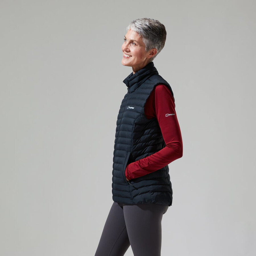womens nula vest - black berghaus
