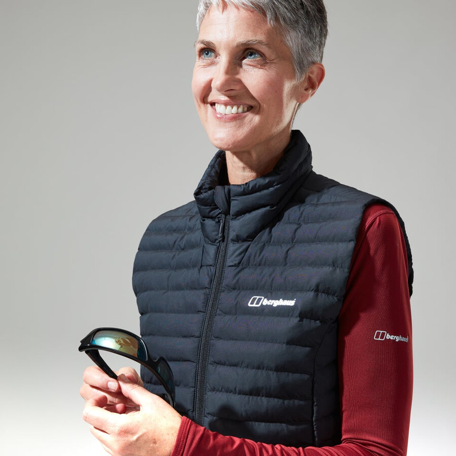womens nula vest - black berghaus