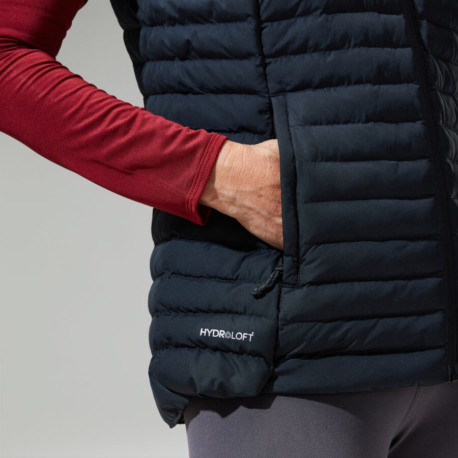 womens nula vest - black berghaus