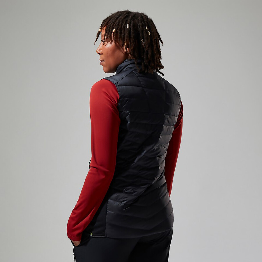 womens tephra 2.0 insulated gilet - black berghaus