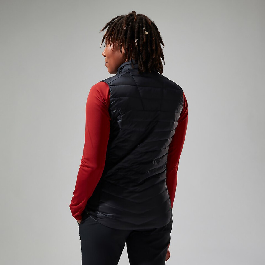 womens tephra 2.0 insulated gilet - black berghaus
