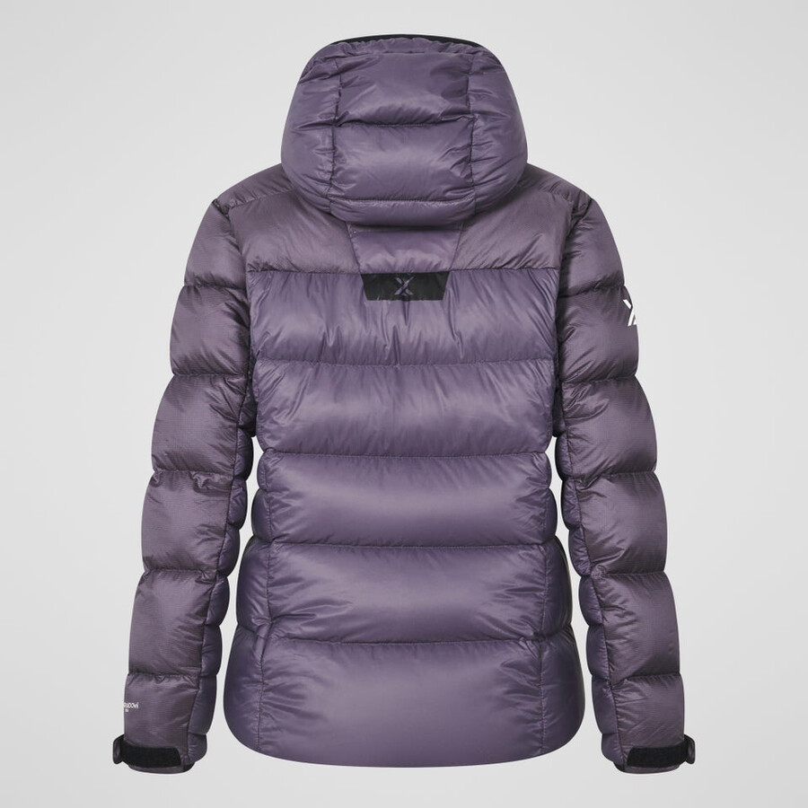 womens mtn arete ultra down hoody - purple berghaus