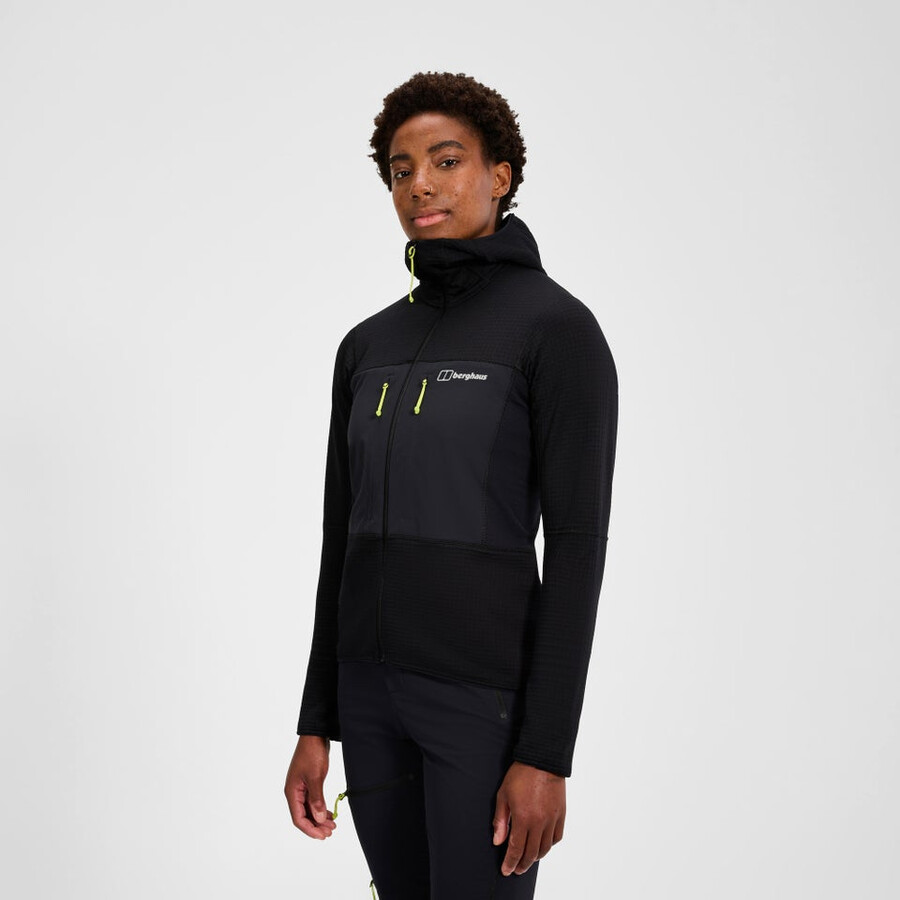 womens mtn guide hoody - black berghaus