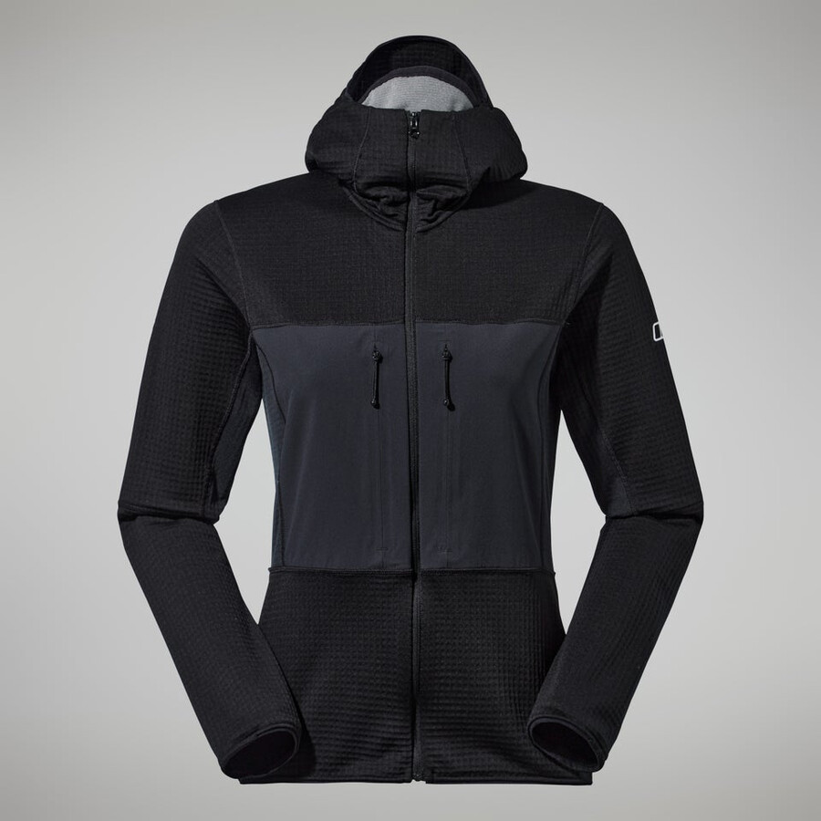 womens mtn guide mw hoody - black berghaus