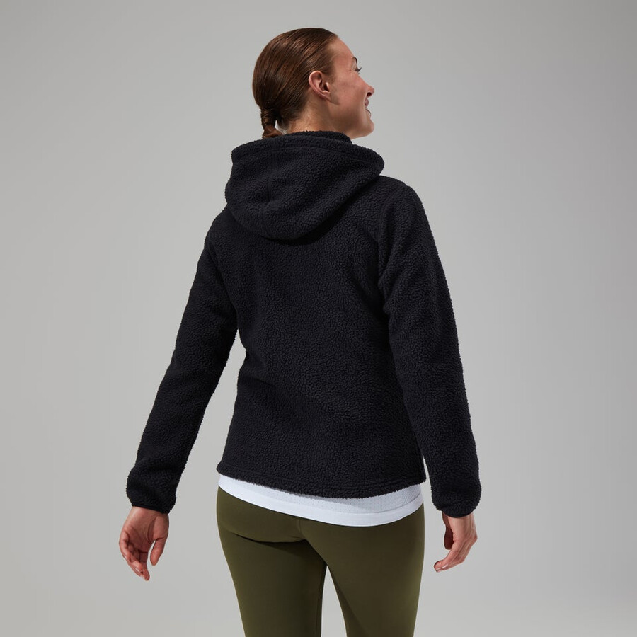 womens darria fz hooded jacket - black berghaus