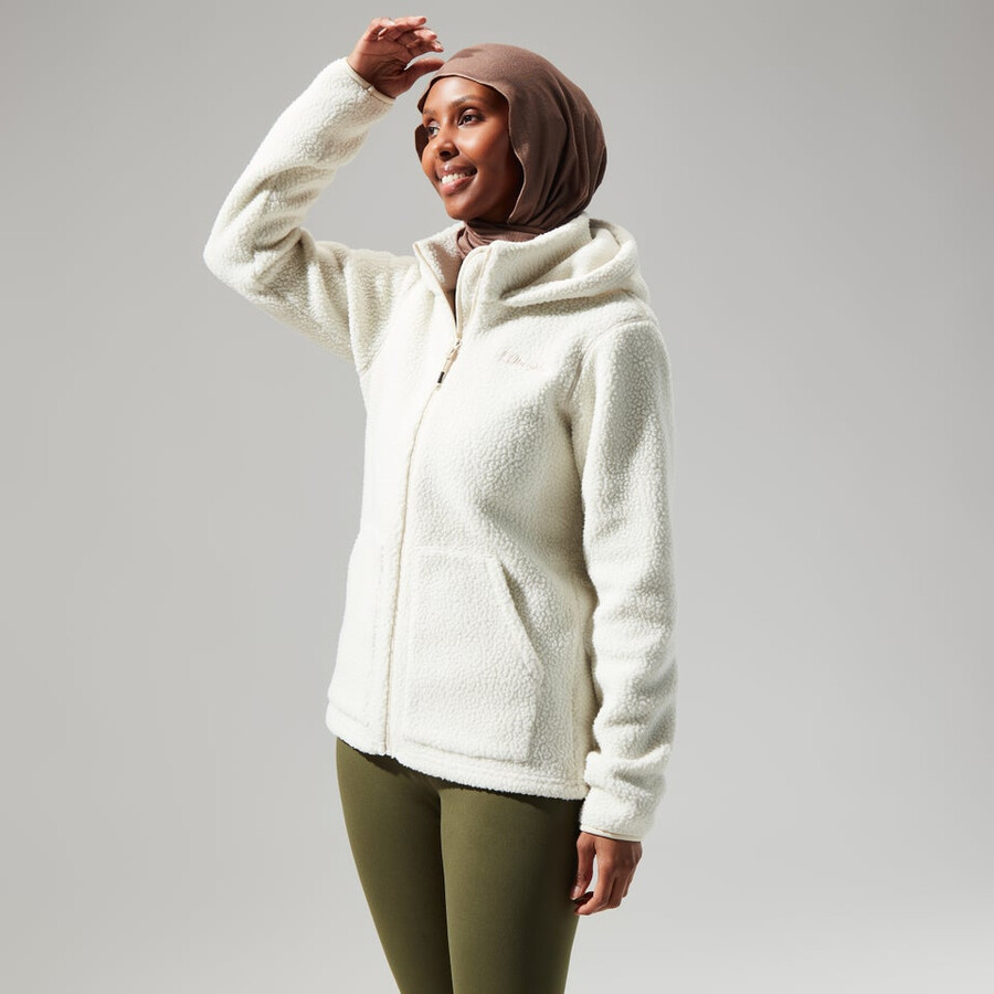womens darria fz hooded jacket - natural berghaus