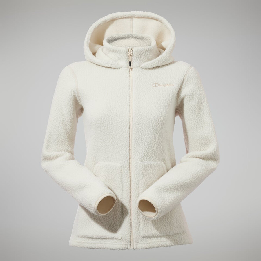 womens darria fz hooded jacket - natural berghaus