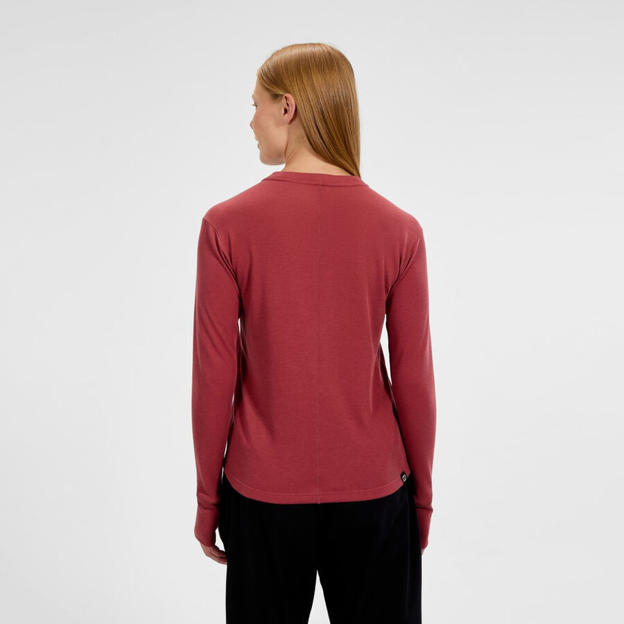 womens ivyhill crew jumper - red berghaus