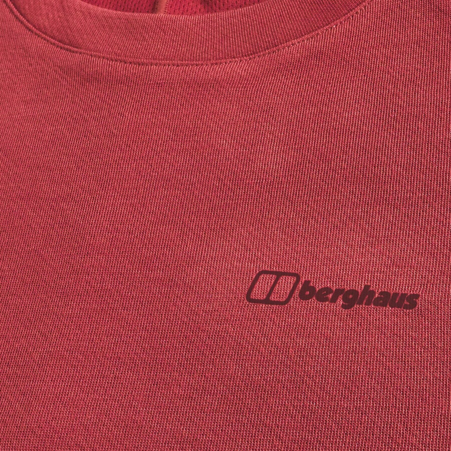 womens ivyhill crew jumper - red berghaus