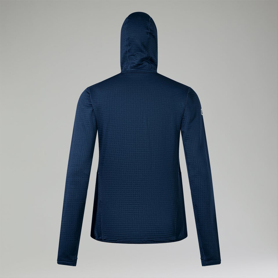 womens ridge-hiker hooded jacket - blue berghaus