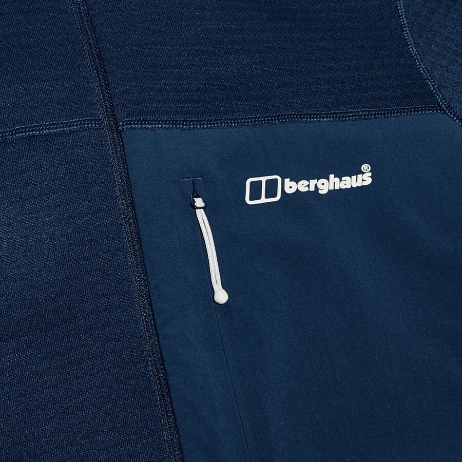womens ridge-hiker hooded jacket - blue berghaus