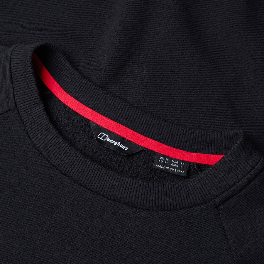 unisex storm 25 crew sweater - black berghaus