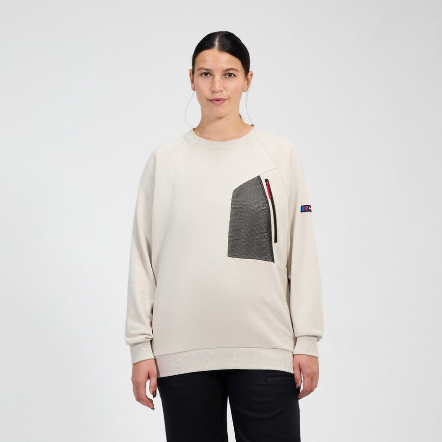 unisex storm 25 crew sweater - grey berghaus