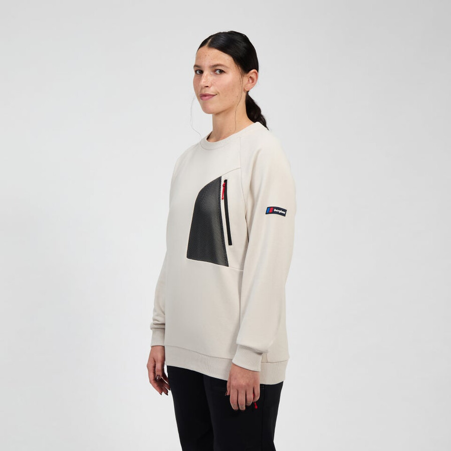 unisex storm 25 crew sweater - grey berghaus