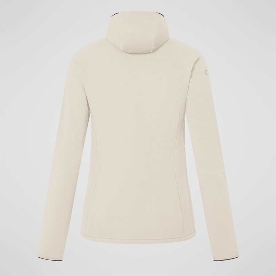 womens kinetic powerstretch hoody - grey berghaus