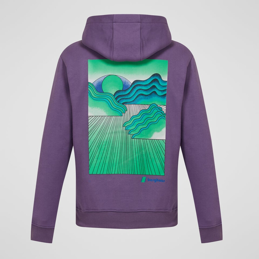 unisex dreamscape hoody - aura berghaus