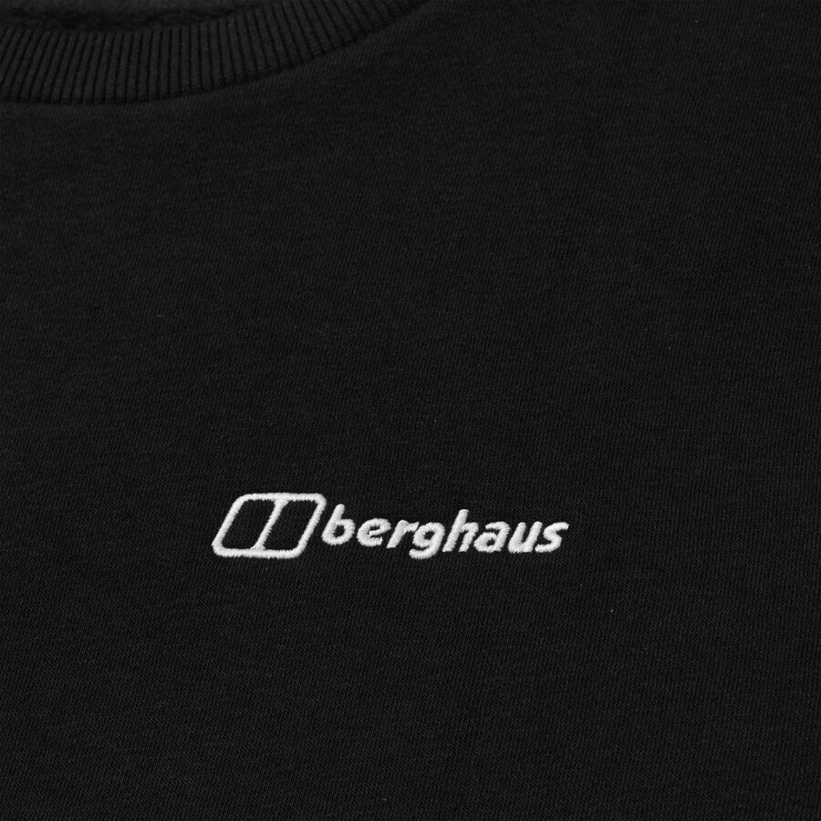 unisex hiker storyboard sweatshirt - jet black berghaus