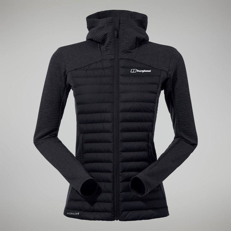womens nula hybrid jacket - black berghaus