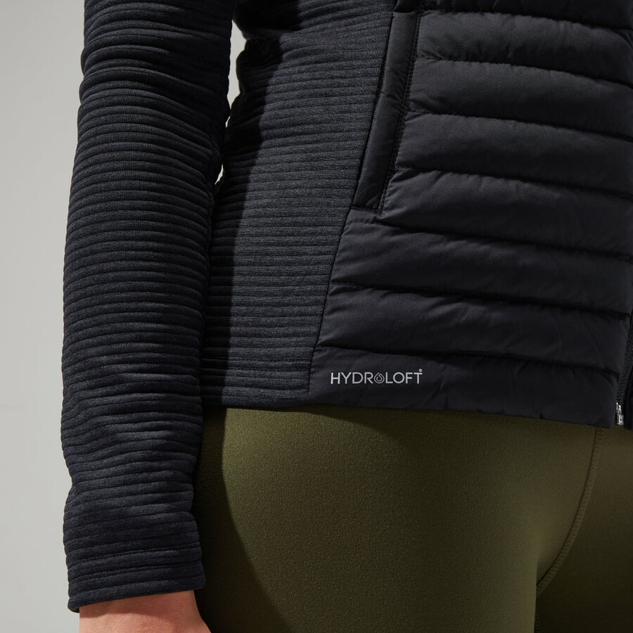 womens nula hybrid jacket - black berghaus