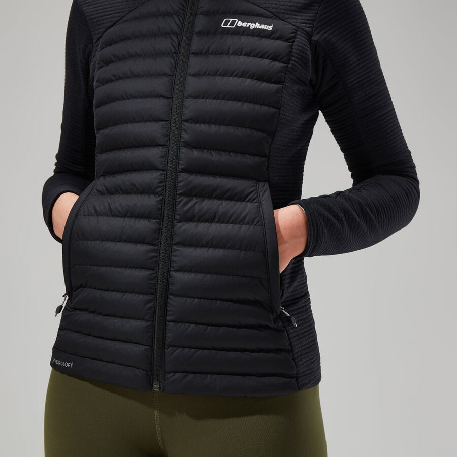 womens nula hybrid jacket - black berghaus