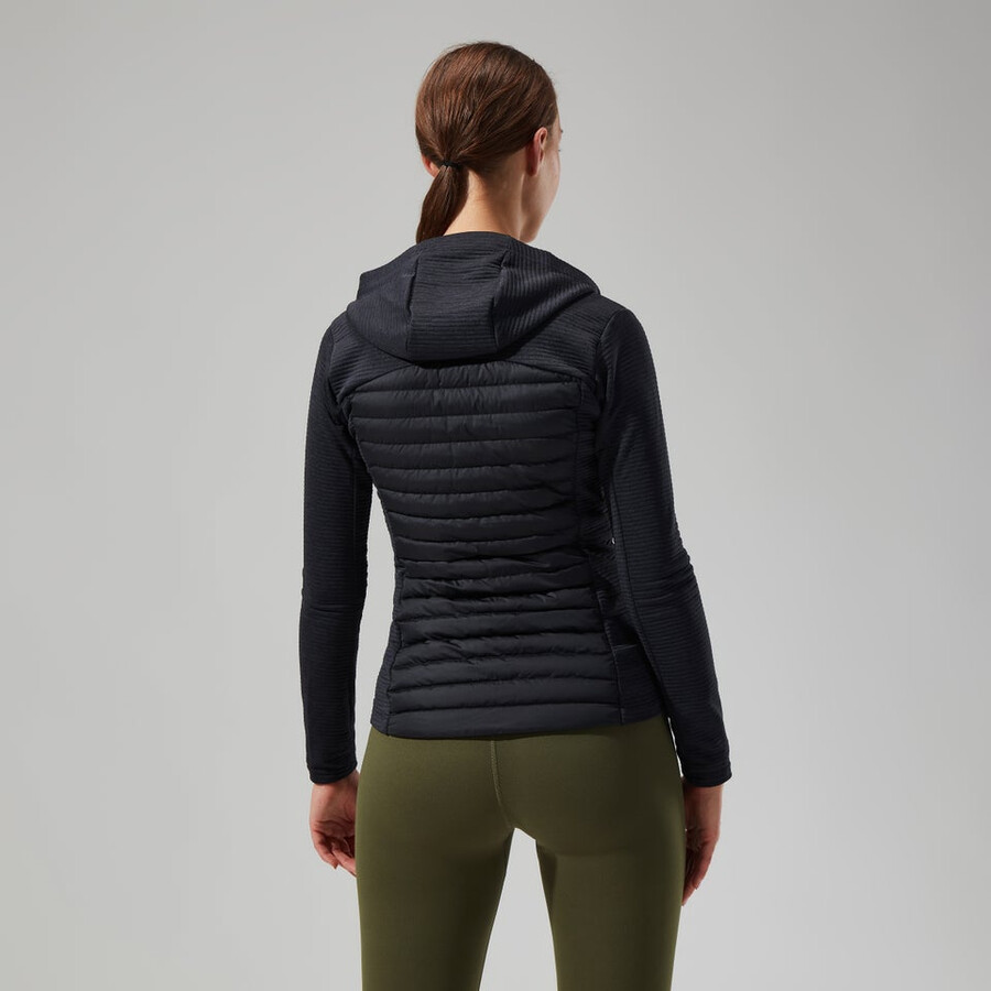 womens nula hybrid jacket - black berghaus