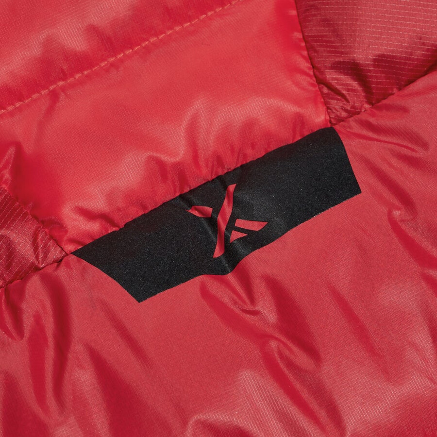 womens mtn arete ultra down hoody - red berghaus