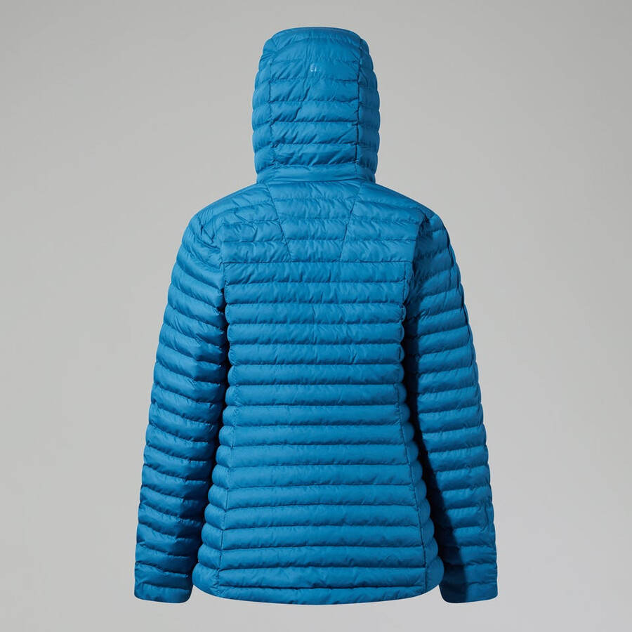 womens nula hooded maternity 2in1 jacket - turquoise berghaus