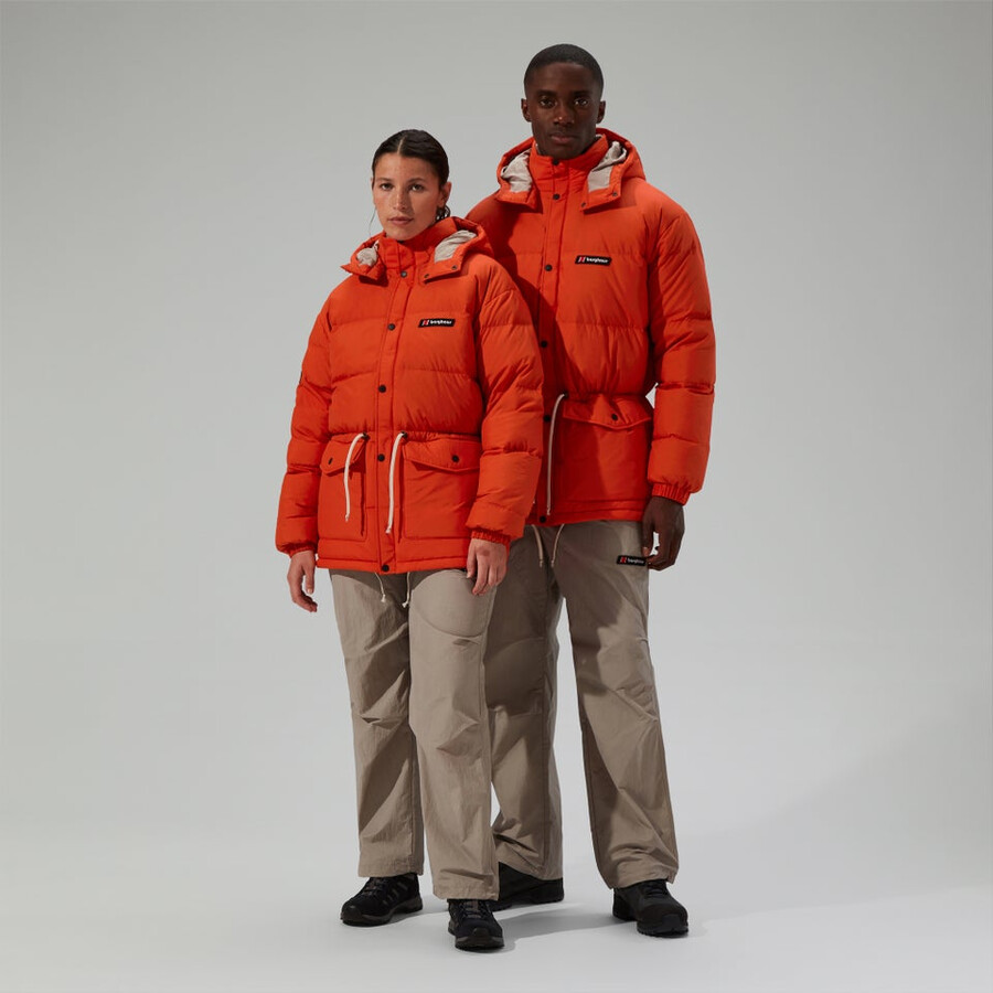 unisex lumley insulated jacket - orange berghaus