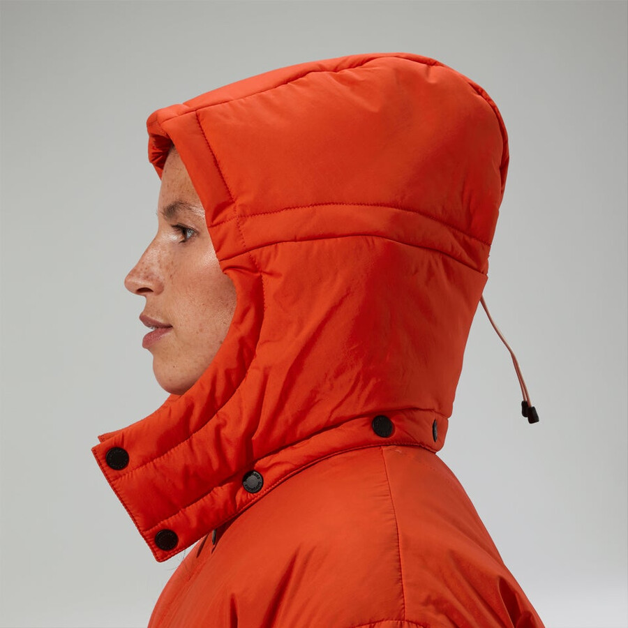 unisex lumley insulated jacket - orange berghaus