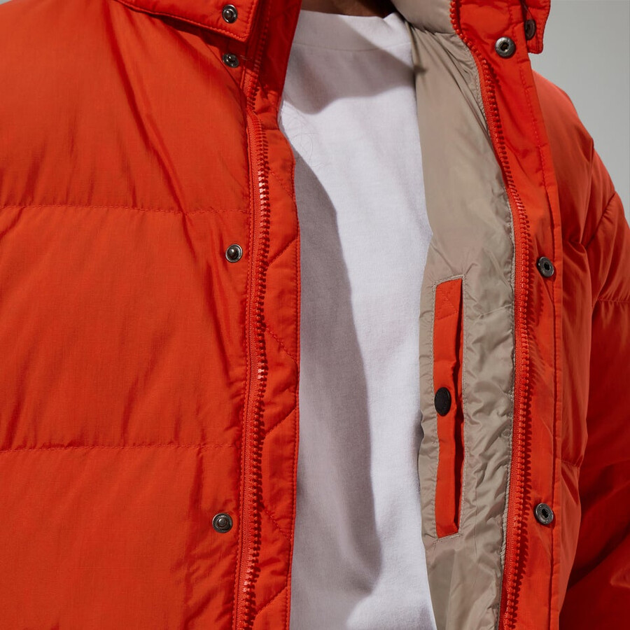 unisex lumley insulated jacket - orange berghaus