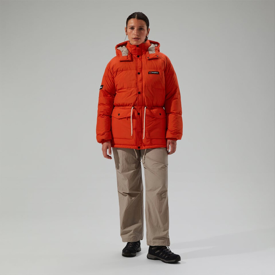 unisex lumley insulated jacket - orange berghaus