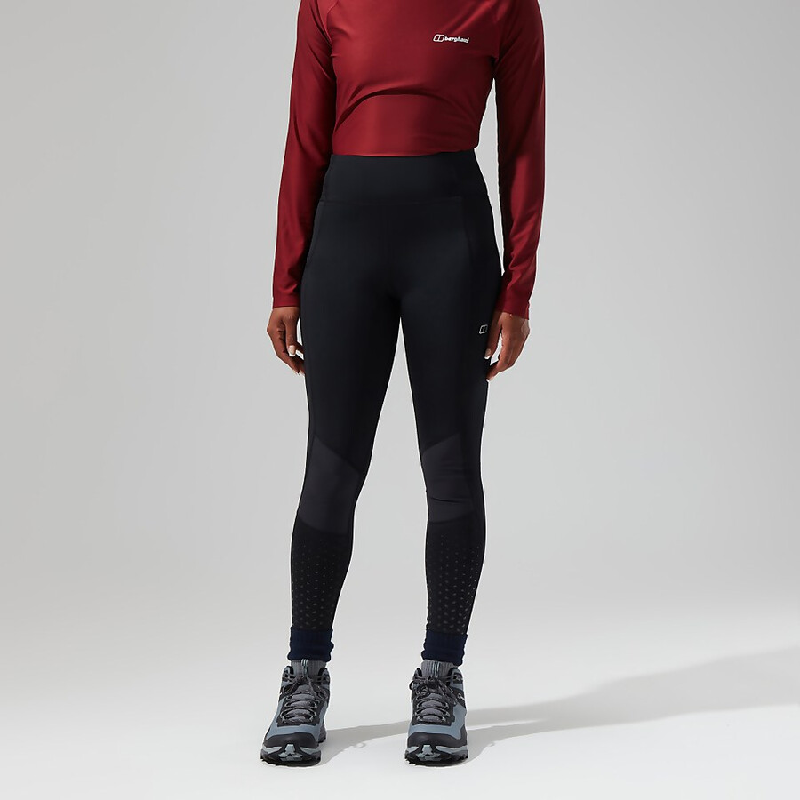 womens lelyur trekking tights - black berghaus