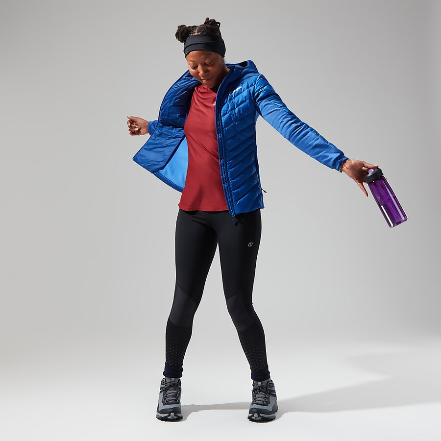 womens lelyur trekking tights - black berghaus