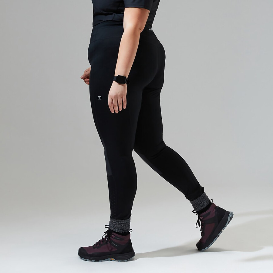 womens lelyur trekking tights - black berghaus