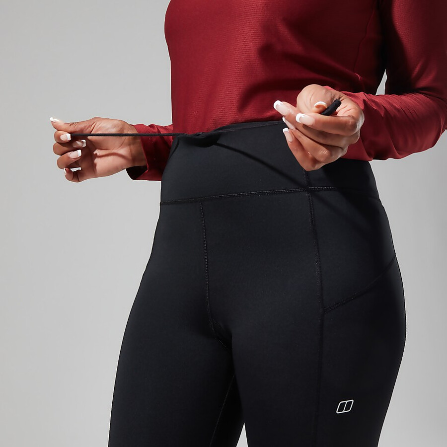 womens lelyur trekking tights - black berghaus