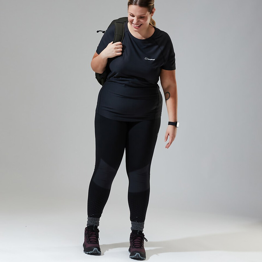 womens lelyur trekking tights - black berghaus