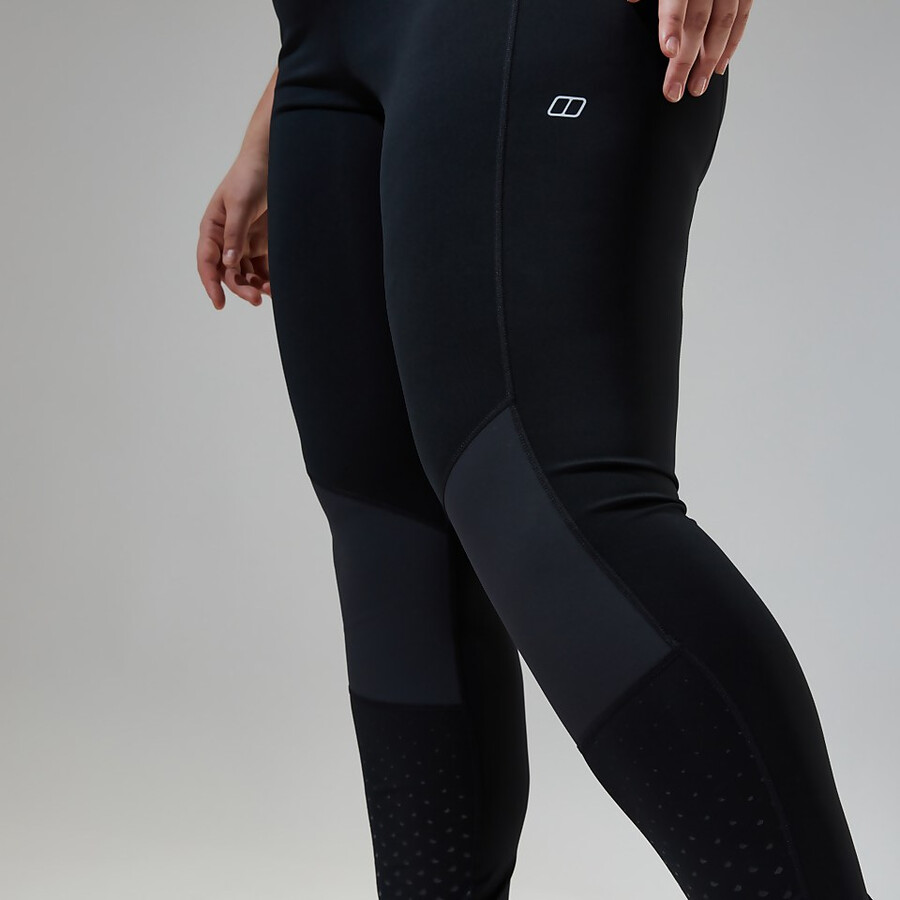 womens lelyur trekking tights - black berghaus