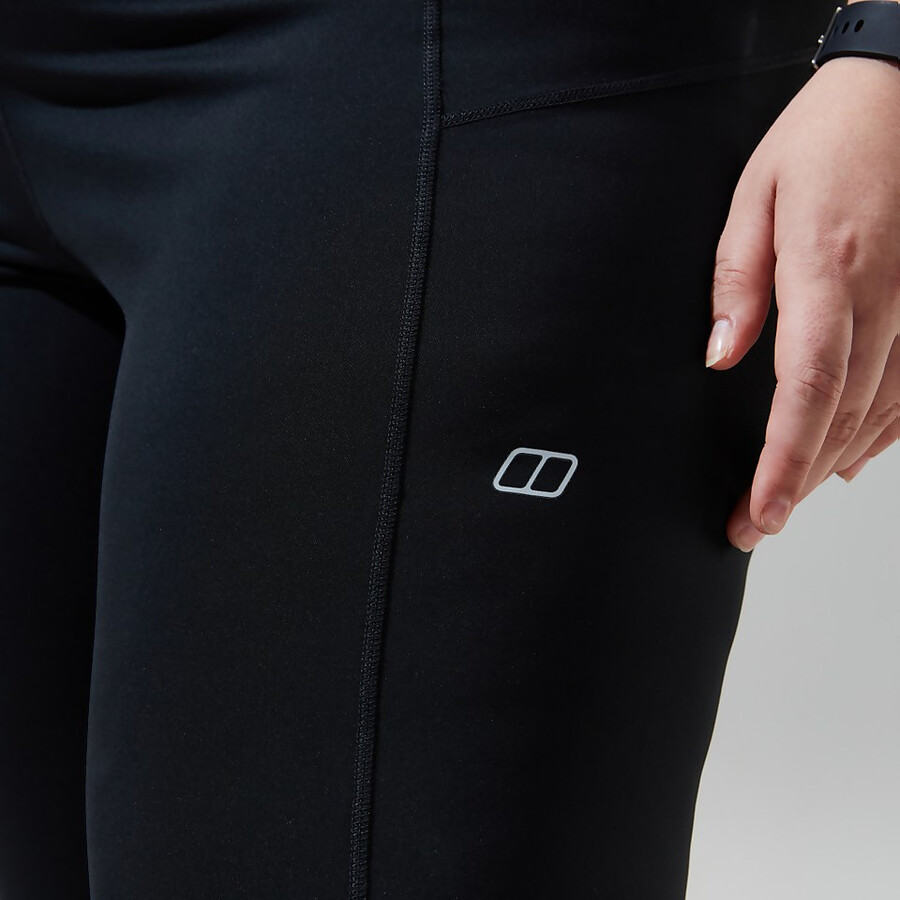 womens lelyur trekking tights - black berghaus