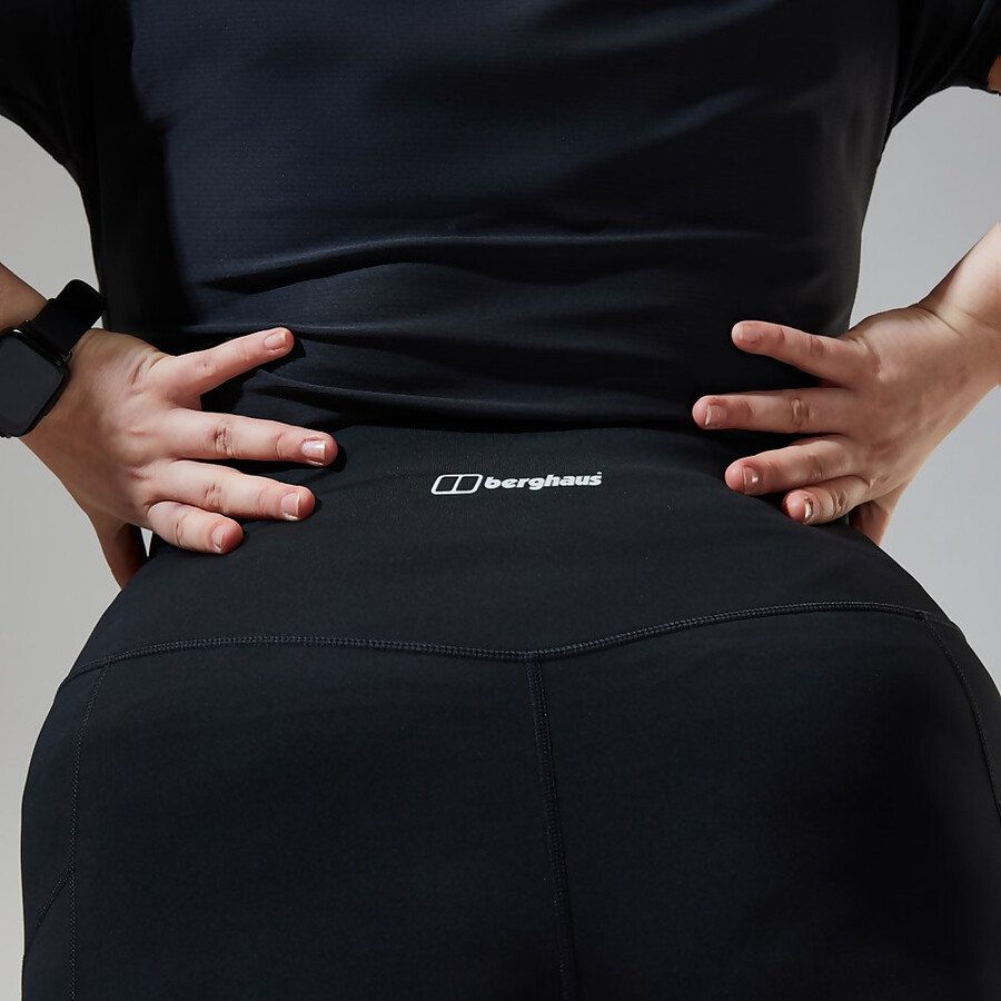 womens lelyur trekking tights - black berghaus