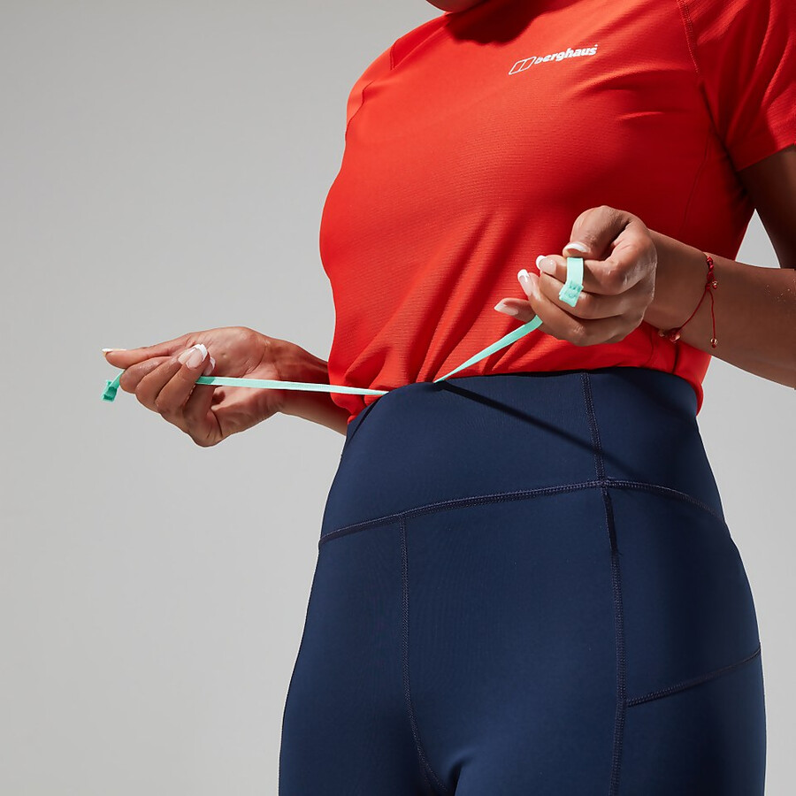 womens lelyur trekking tights - dark blueblack berghaus