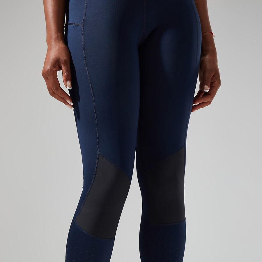 womens lelyur trekking tights - dark blueblack berghaus