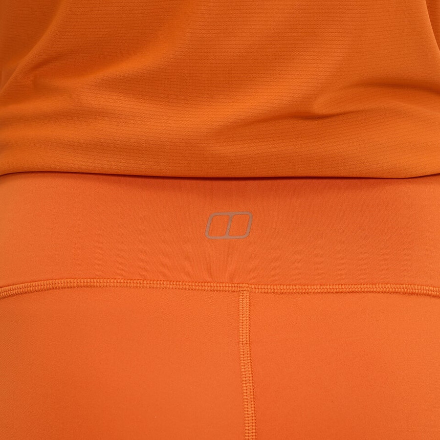 womens berghaus core legging - orange berghaus