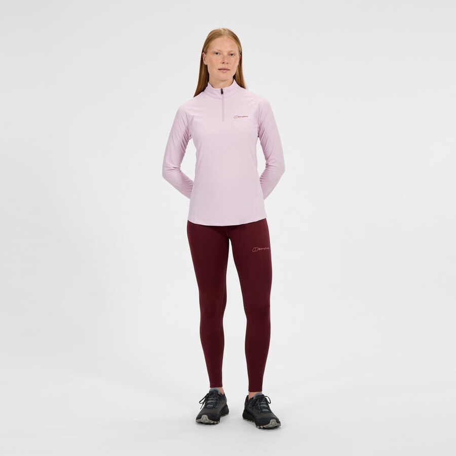 womens core legging - red berghaus