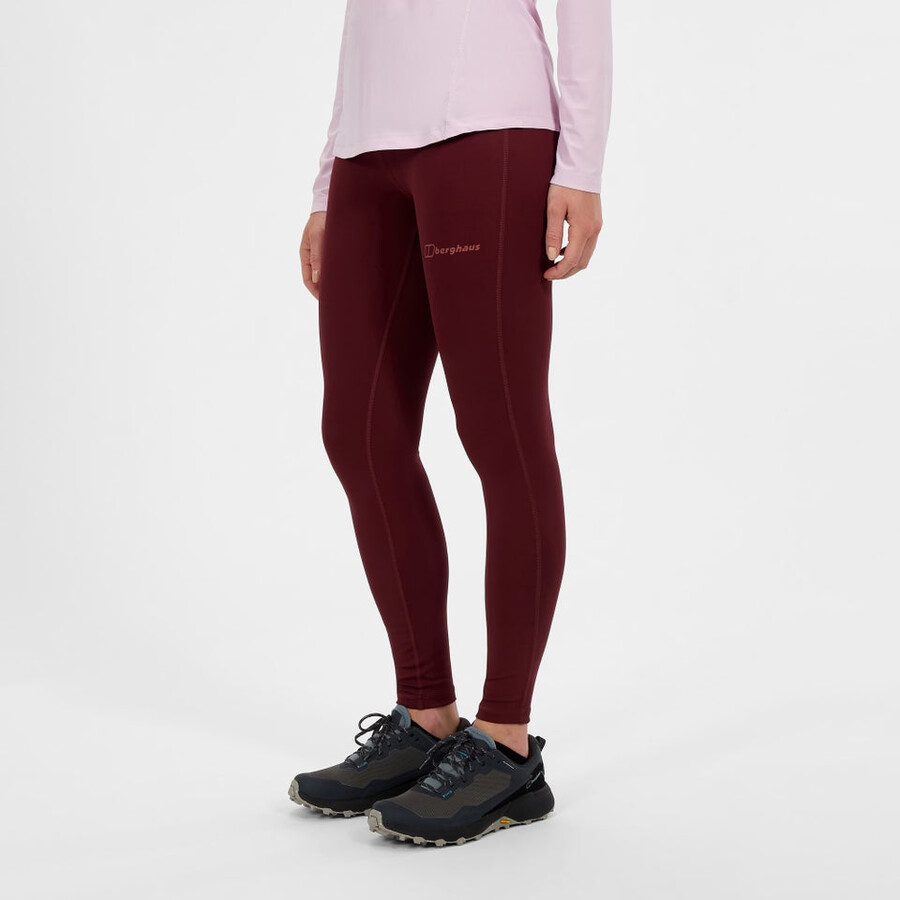 womens core legging - red berghaus