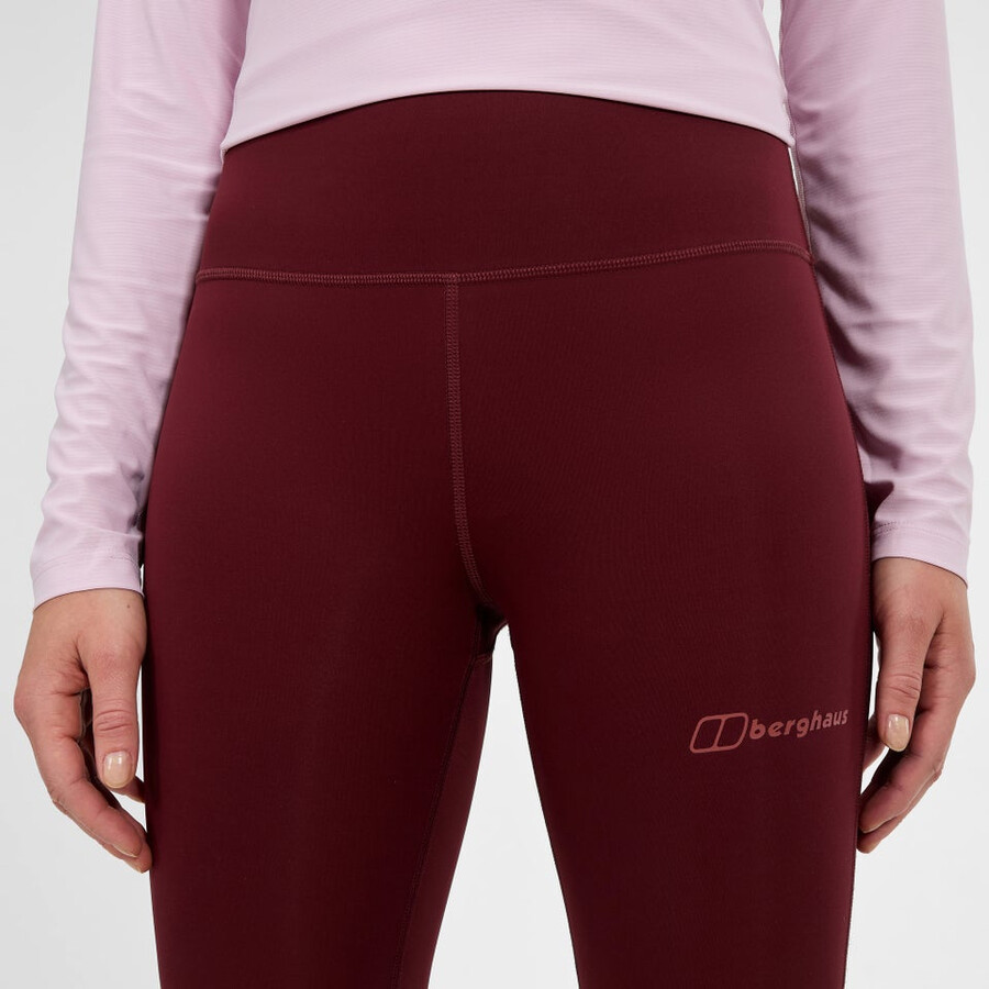 womens core legging - red berghaus