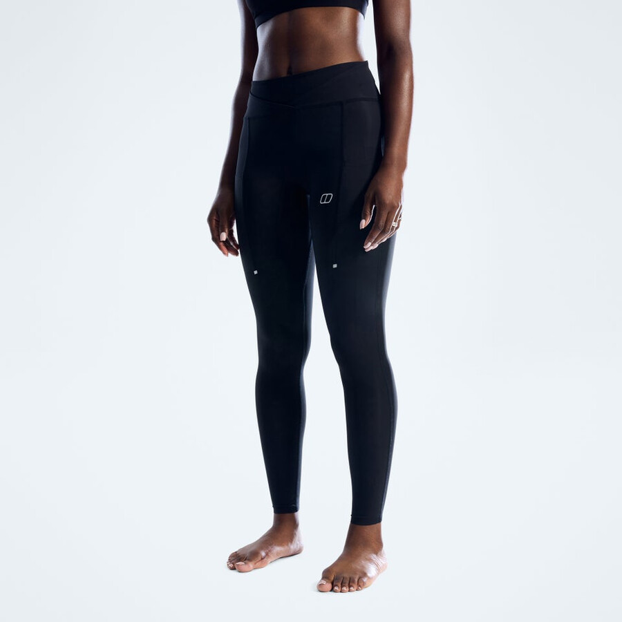 womens farren leggings - jet black berghaus