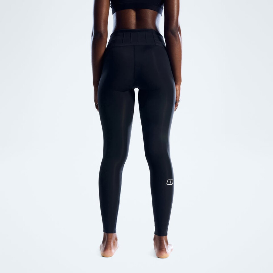 womens farren leggings - jet black berghaus