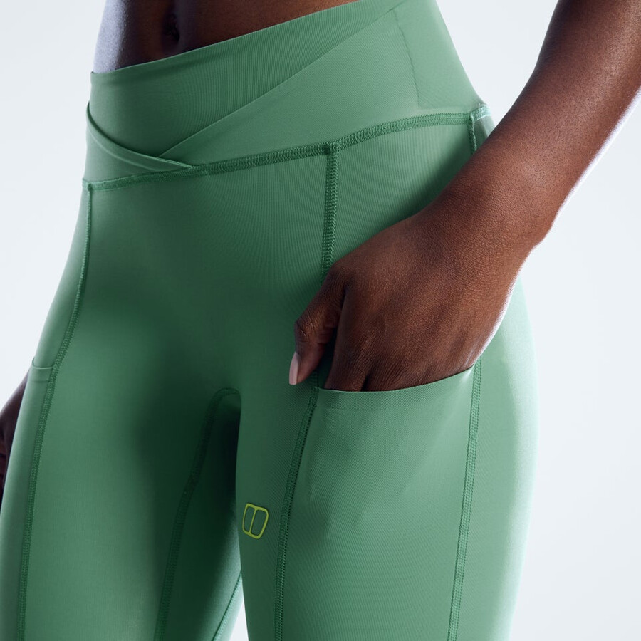womens farren leggings - green berghaus